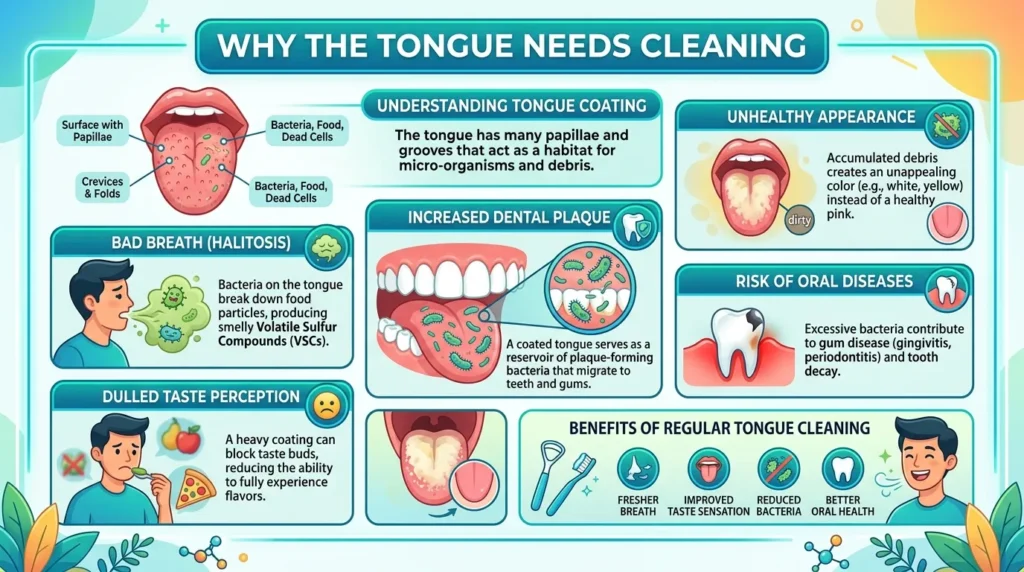 Why the Tongue Needs Cleaning
