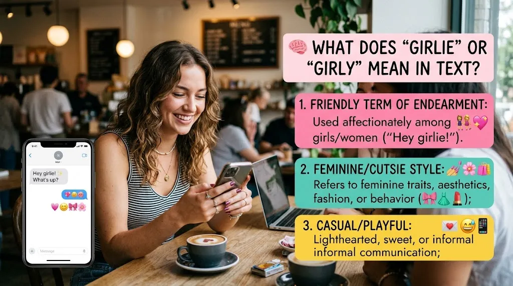 🧠 What Does Girlie or Girly Mean in Text?
