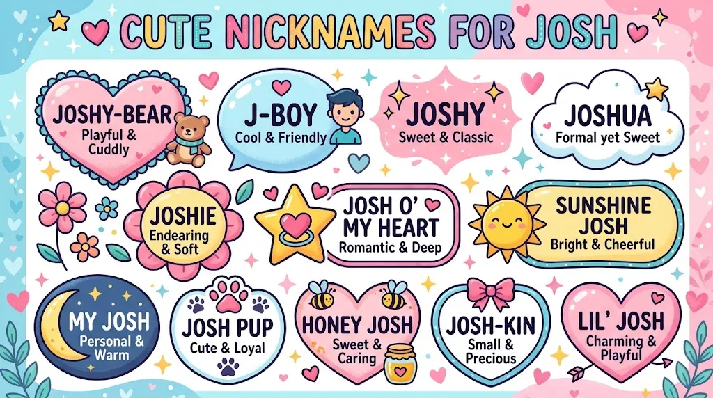 💖 Cute Nicknames for Josh