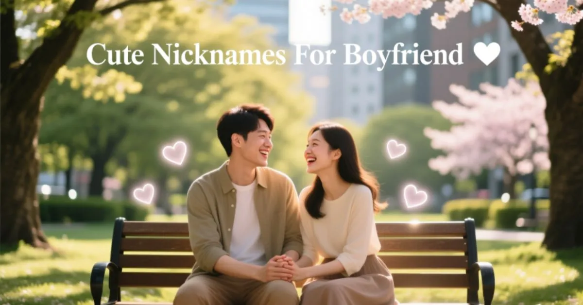 Cute Nicknames For Boyfriend