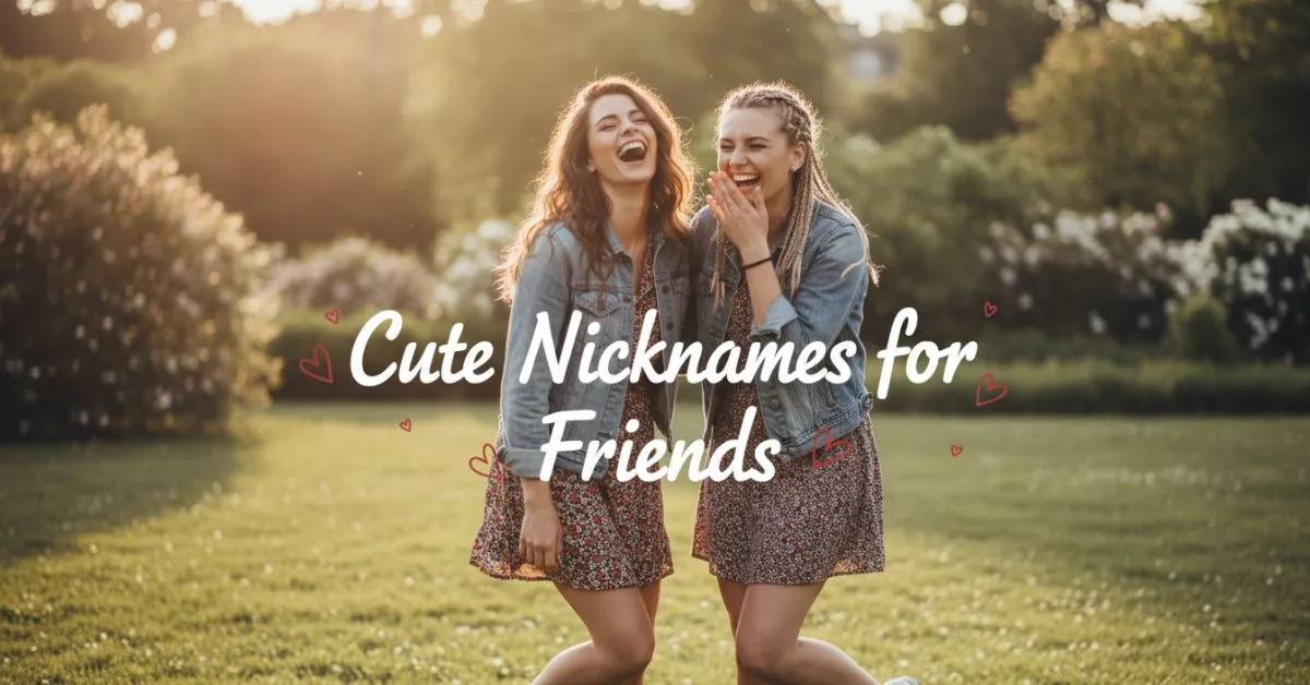 Cute Nicknames for Friends