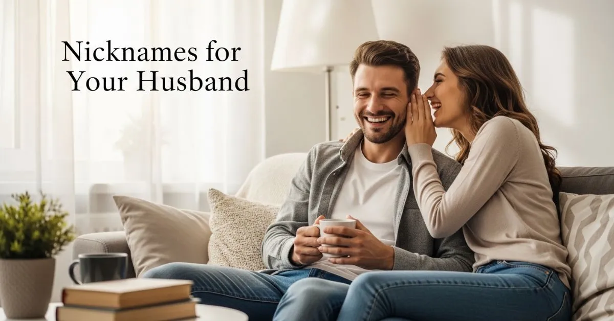 Nicknames For Your Husband