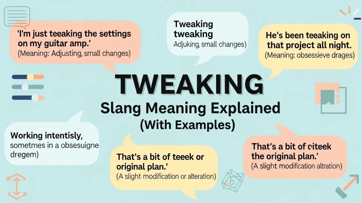 Tweaking Slang Meaning