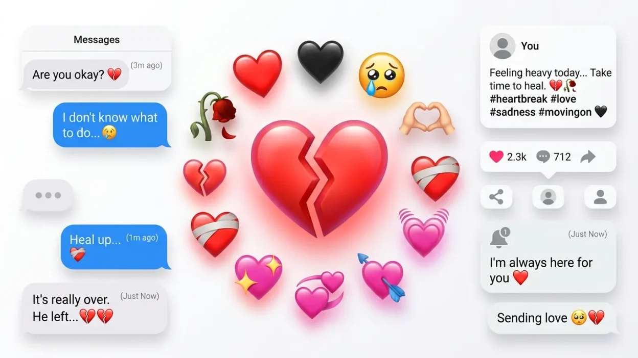 Heart Break Emoji