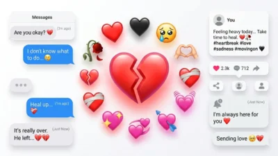 Heart Break Emoji