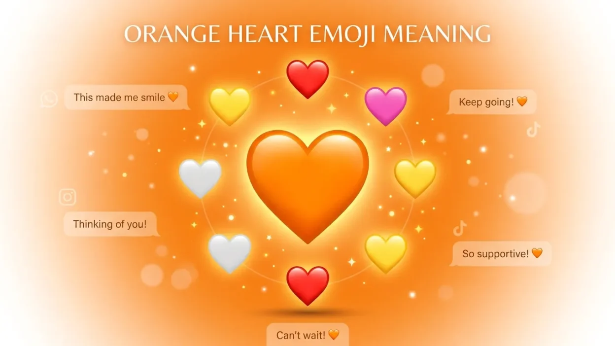 Orange Heart Emoji