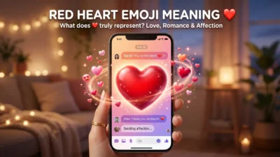 Red Heart Emoji Meaning