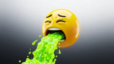 Throw Up Emoji