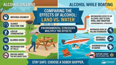 How Does the Effect of Alcohol While Boating Compare to Its Effect While on Land