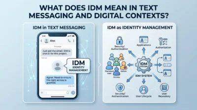 IDM Meaning in Text