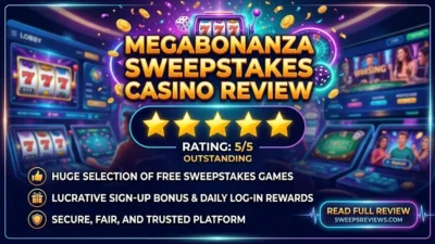 MegaBonanza Sweepstakes Casino Review