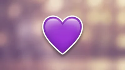 Purple Heart Emoji