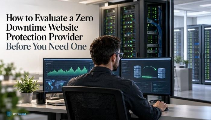 How to Evaluate a Zero Downtime Website Protection Provider Before You Need One